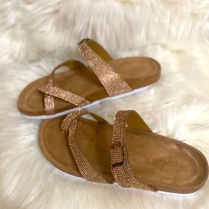 Rose Gold sandals